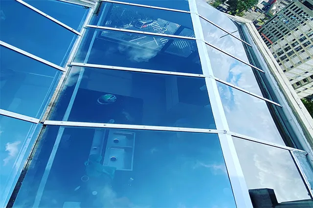 Cobertura de Vidro